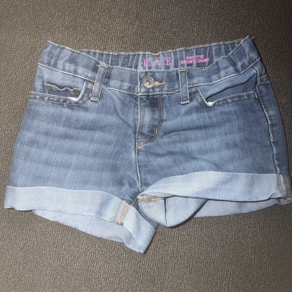 Chidrens Place Girls Denmin Stretch Jean Shorts Size 8 pre owned 197
